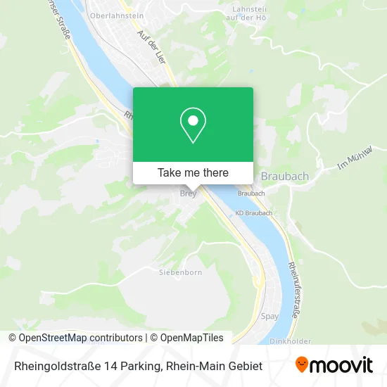 Карта Rheingoldstraße 14 Parking