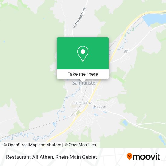 Карта Restaurant Alt Athen