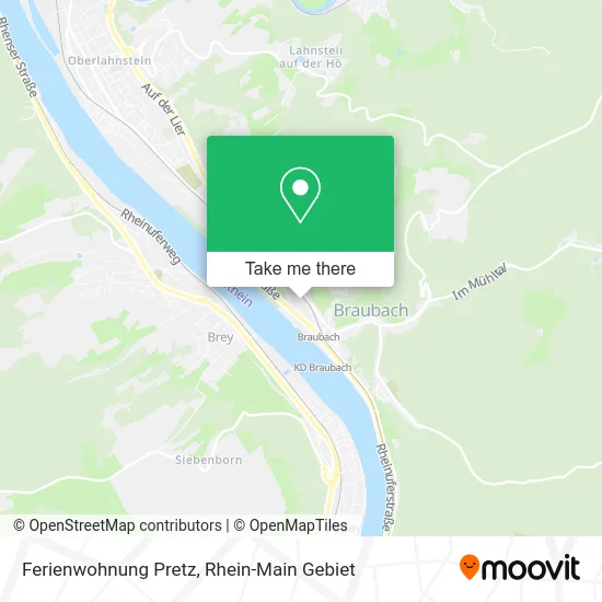 Карта Ferienwohnung Pretz