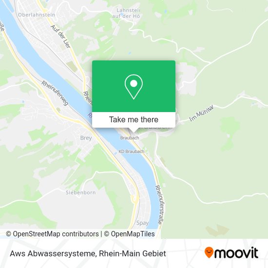 Карта Aws Abwassersysteme