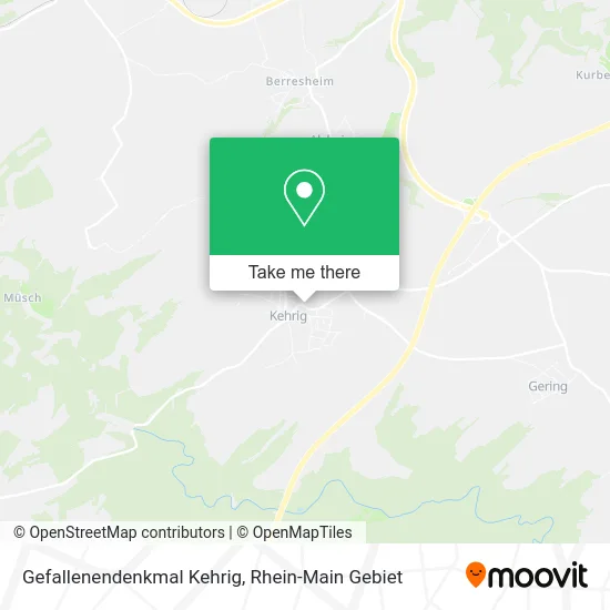 Карта Gefallenendenkmal Kehrig
