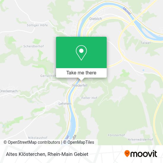 Карта Altes Klösterchen
