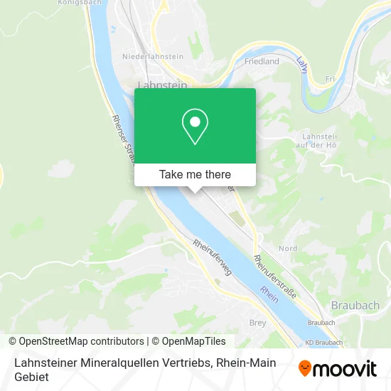 Карта Lahnsteiner Mineralquellen Vertriebs