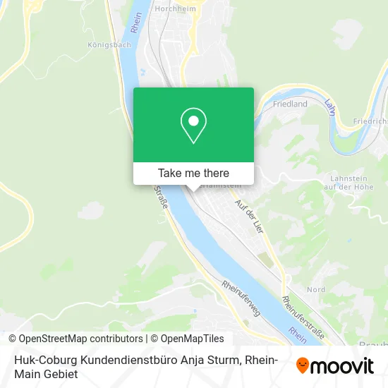 Карта Huk-Coburg Kundendienstbüro Anja Sturm