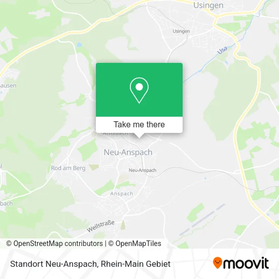Карта Standort Neu-Anspach