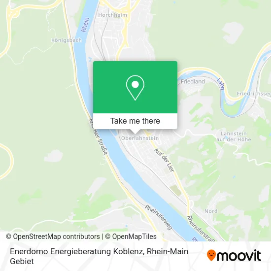 Карта Enerdomo Energieberatung Koblenz
