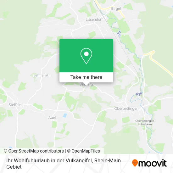 Карта Ihr Wohlfuhlurlaub in der Vulkaneifel