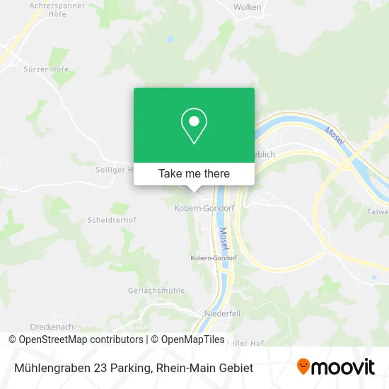 Карта Mühlengraben 23 Parking
