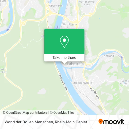 Карта Wand der Dollen Menschen
