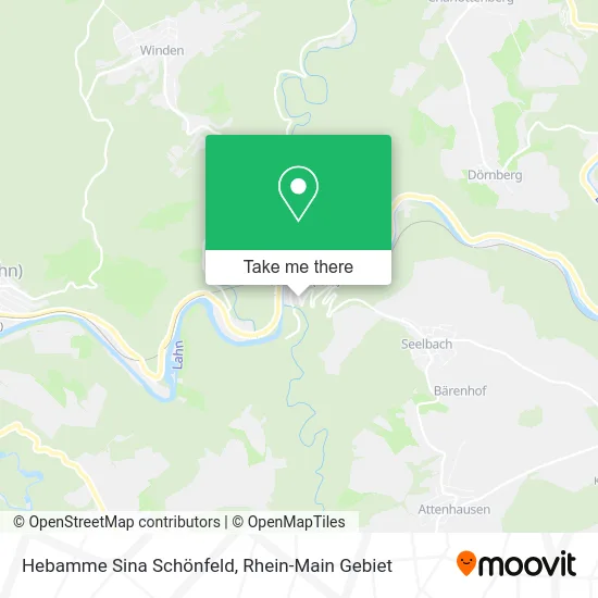 Карта Hebamme Sina Schönfeld