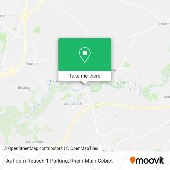 Карта Auf dem Reusch 1 Parking