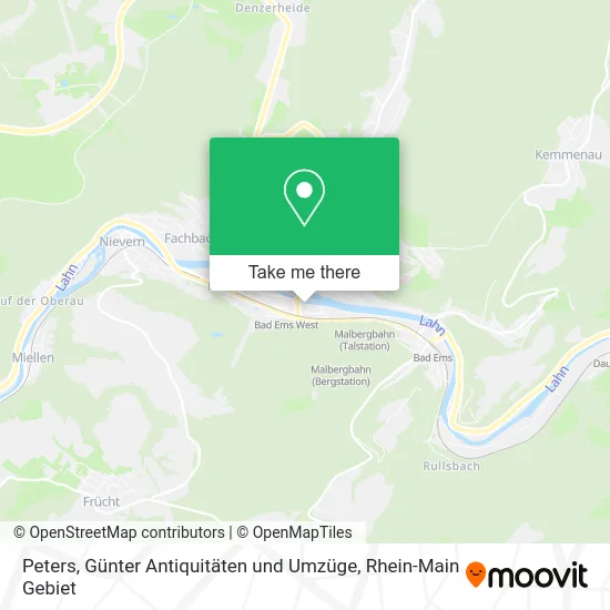 Peters, Günter Antiquitäten und Umzüge map