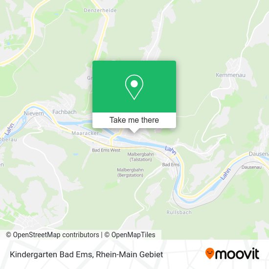 Карта Kindergarten Bad Ems