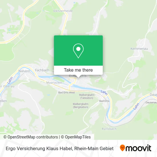 Карта Ergo Versicherung Klaus Habel