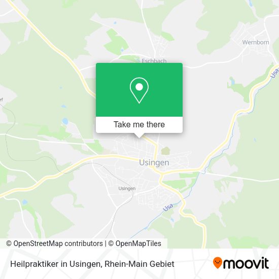 Карта Heilpraktiker in Usingen