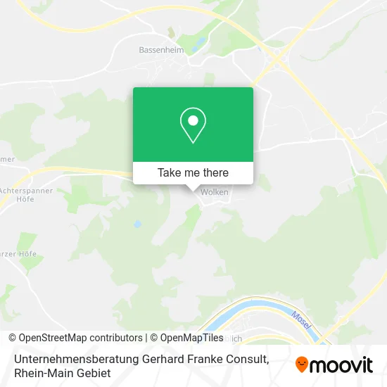 Карта Unternehmensberatung Gerhard Franke Consult