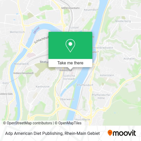 Карта Adp American Diet Publishing