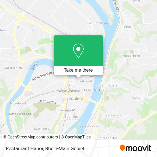Карта Restaurant Hanoi