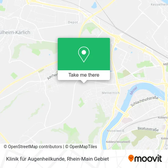 Карта Klinik für Augenheilkunde