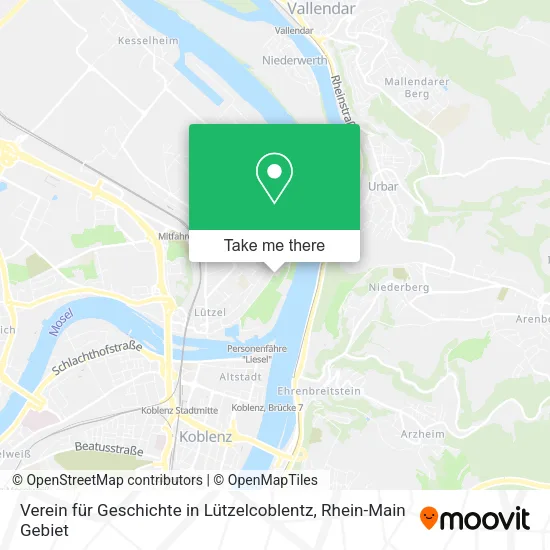 Карта Verein für Geschichte in Lützelcoblentz