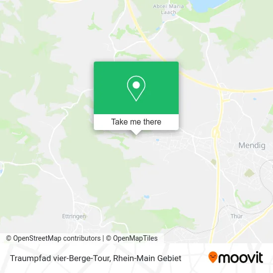 Карта Traumpfad vier-Berge-Tour