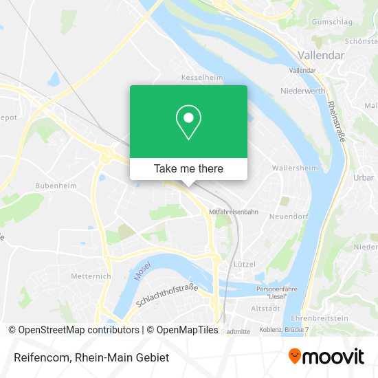 Карта Reifencom