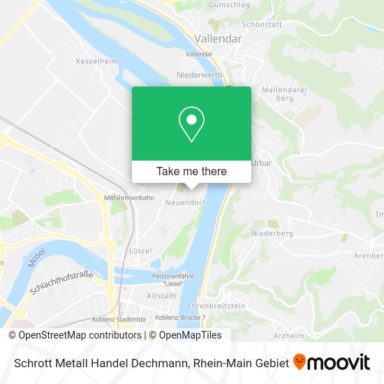 Карта Schrott Metall Handel Dechmann