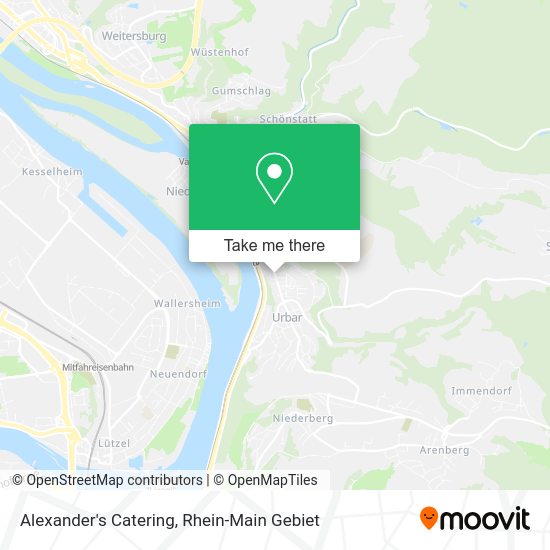Карта Alexander's Catering