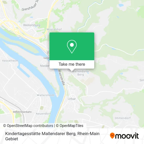 Карта Kindertagesstätte Mallendarer Berg