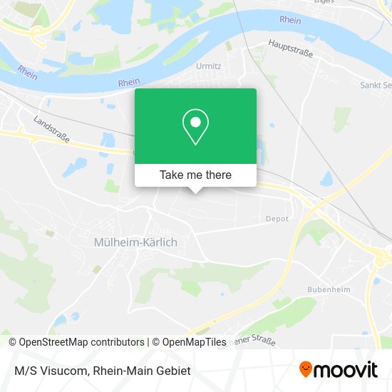 M/S Visucom map