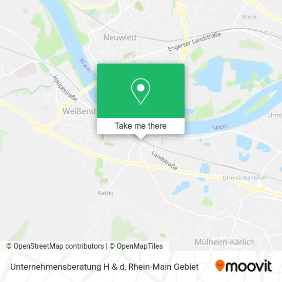 Карта Unternehmensberatung H & d