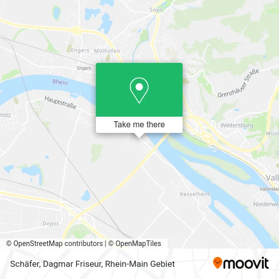 Карта Schäfer, Dagmar Friseur