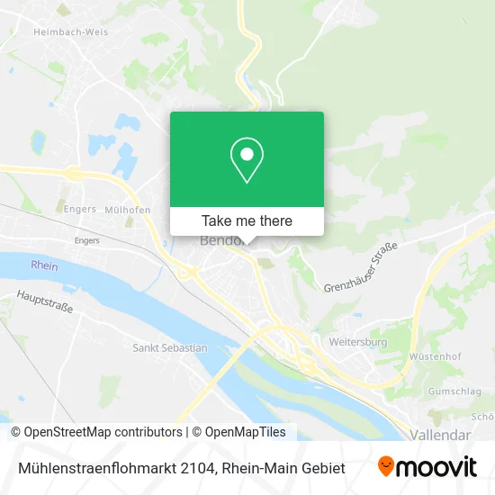 Карта Mühlenstraenflohmarkt 2104