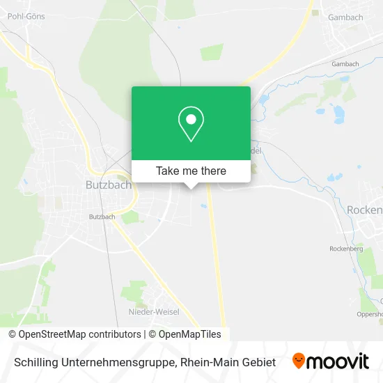 Карта Schilling Unternehmensgruppe
