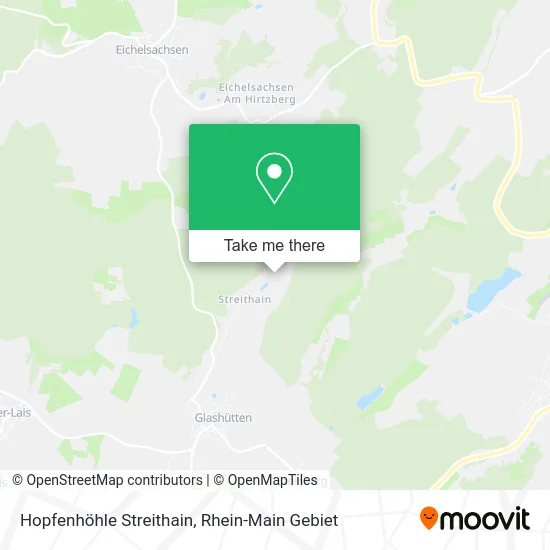 Карта Hopfenhöhle Streithain