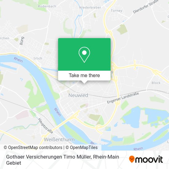 Карта Gothaer Versicherungen Timo Müller