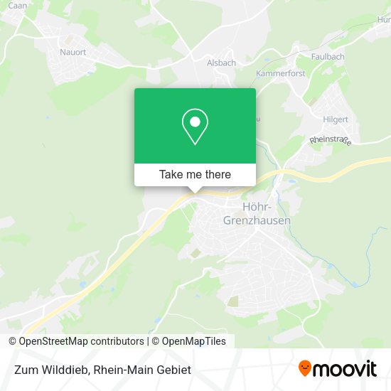 Карта Zum Wilddieb