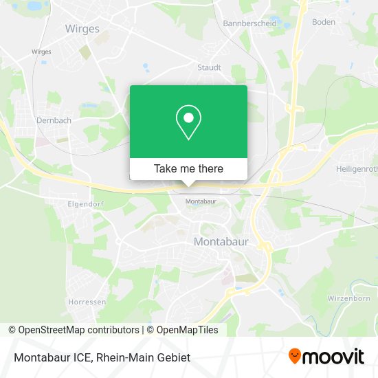 Карта Montabaur ICE