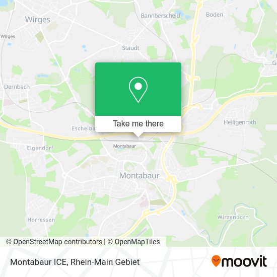 Карта Montabaur ICE
