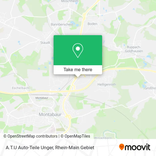 Карта A.T.U Auto-Teile Unger