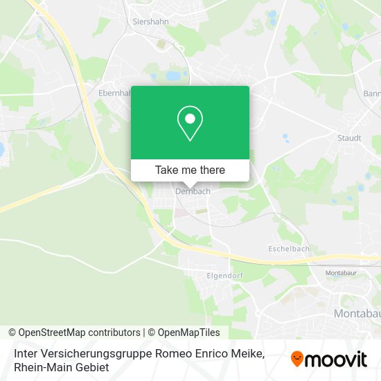 Карта Inter Versicherungsgruppe Romeo Enrico Meike