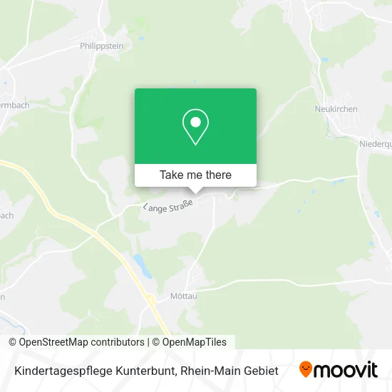 Карта Kindertagespflege Kunterbunt