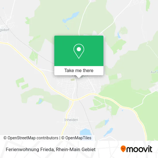 Карта Ferienwohnung Frieda