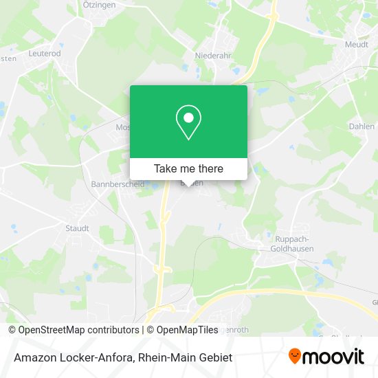 Карта Amazon Locker-Anfora