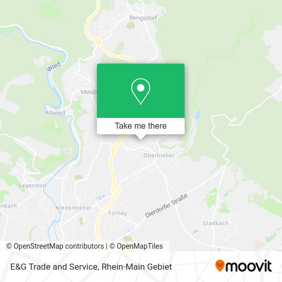 Карта E&G Trade and Service