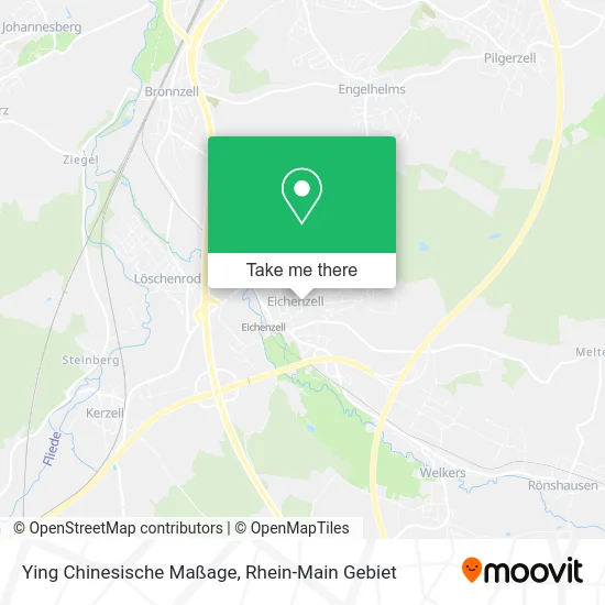 Карта Ying Chinesische Maßage