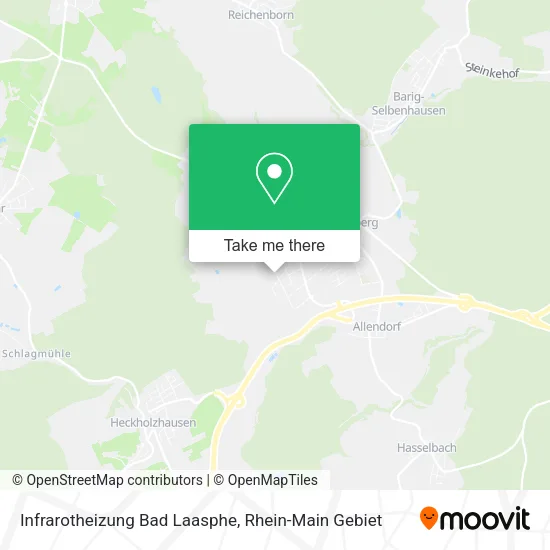 Карта Infrarotheizung Bad Laasphe