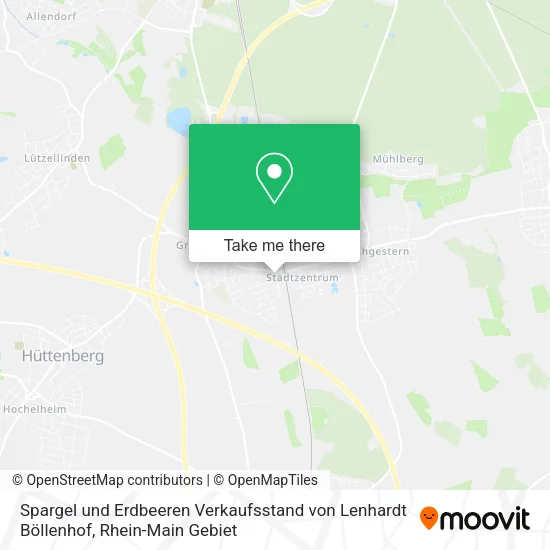 Карта Spargel und Erdbeeren Verkaufsstand von Lenhardt Böllenhof