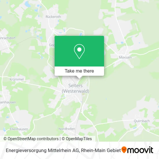 Карта Energieversorgung Mittelrhein AG