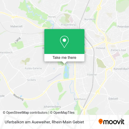Карта Uferbalkon am Aueweiher